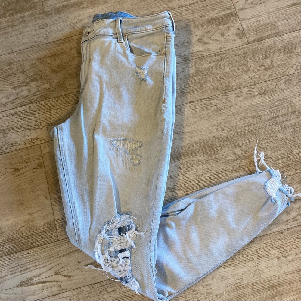 Old Navy Distressed Rockstar Skinny Jeans 14 tall
